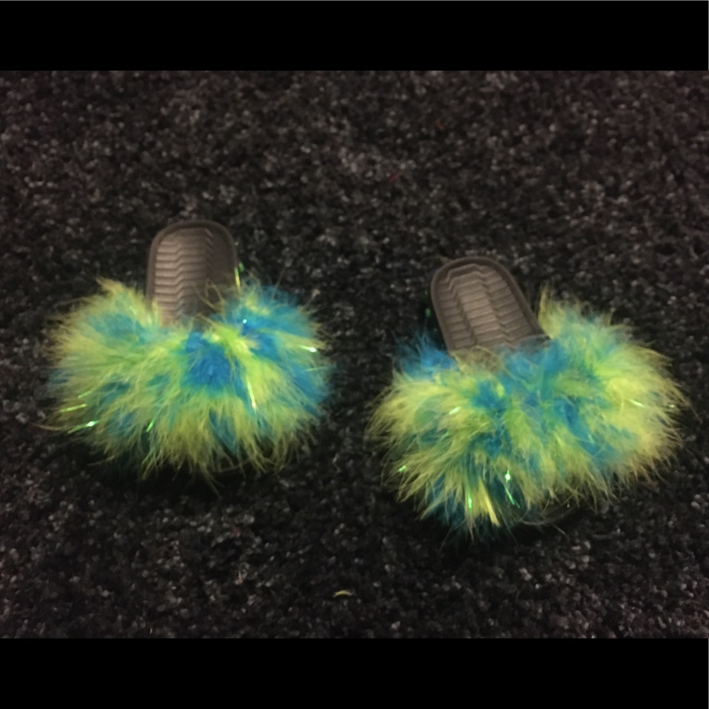 Jolly Rancher Fur Slides